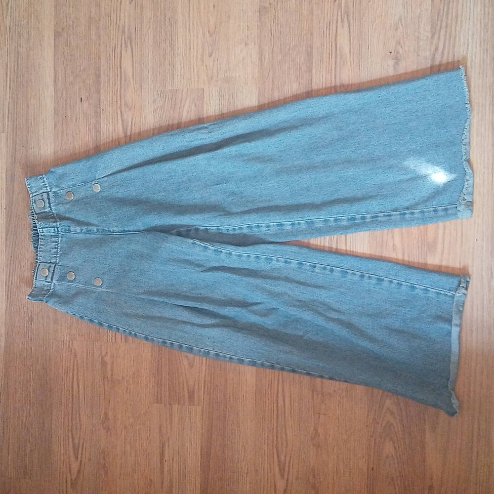 H&M girls wide-leg jeans